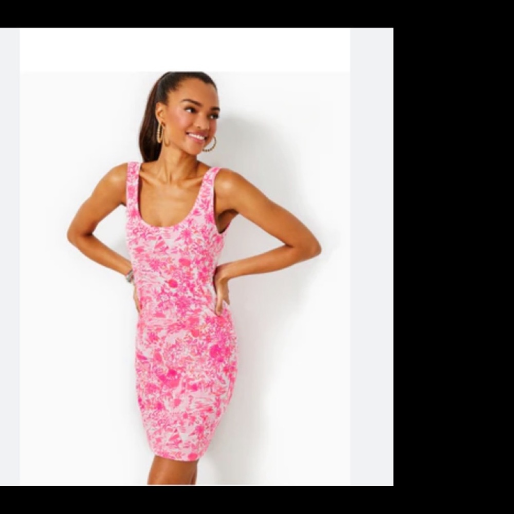 XXL NWT Lilly Pulitzer Newberri Dress Peony Pink